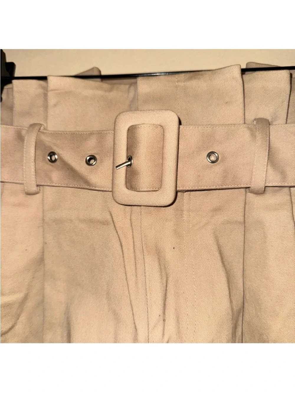 Scotch & Soda Maison Classics Le Favori Tan Khaki Belted Shorts Size XS